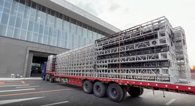 首屆鏈博會搭建材料正式入館